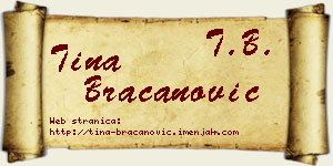 Tina Bracanović vizit kartica